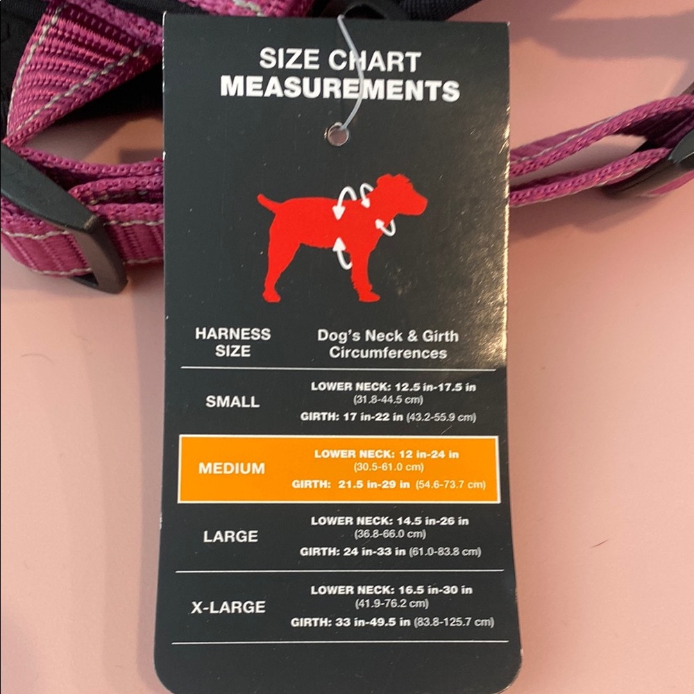 KONG Pink Dog Harness Medium - Picture 12 of 13